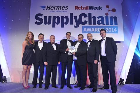 The Green Supply Chain Initiative of the Year sponsored by Retail Week Supply Chain Directors Club was awarded to Sainsbury's with Carrier Transicold, NaturaLINE Trial
